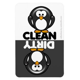 Íman Magneta de lava-louça de pinguim bonito