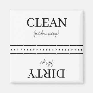 Íman Magneta de lavadora de louça limpa/suja