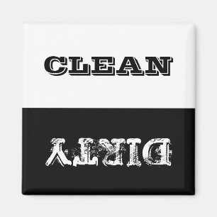 Íman Magneta de lavadora de louça personalizada e limp