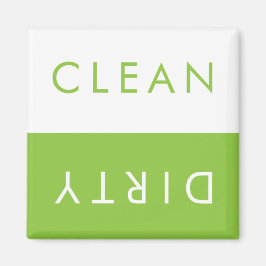 Íman Magneta de lavadora suja limpa em Apple & White