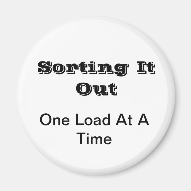 Íman Magneta de lavanderia (Frente)