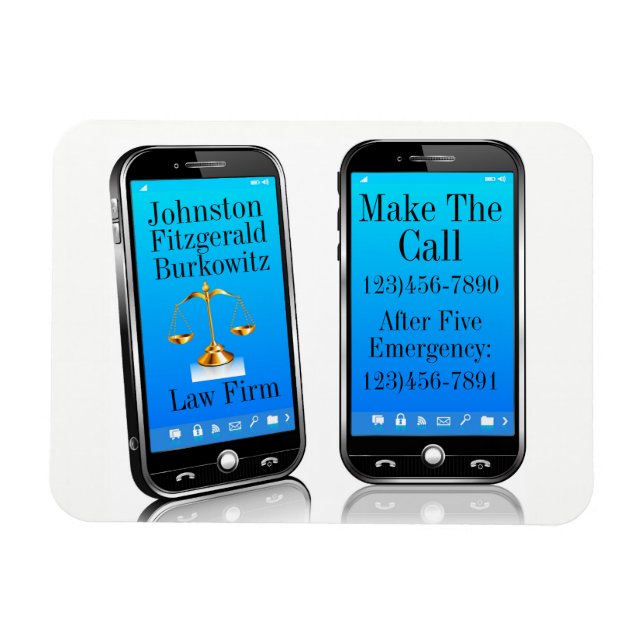 Íman Magneta de Lembrete do Handy Firme de Lei (Horizontal)