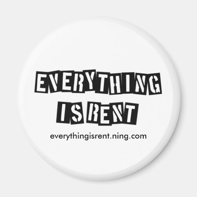 Íman Magneta de letras de lápis (Frente)