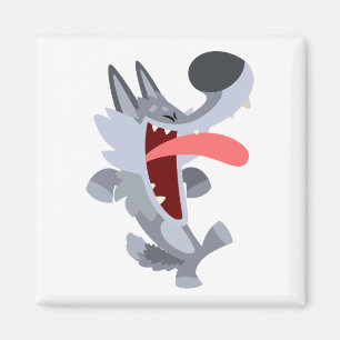 Íman Magneta de Lobos de Cartoons de Dança