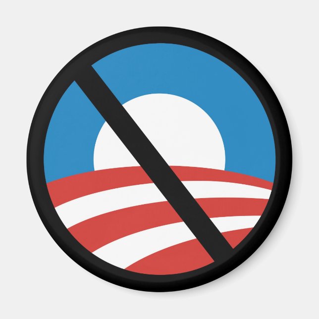 Íman Magneta de logotipo Nobama (Frente)