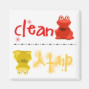 Íman Magneta de máquina de lavar louça com Sapos loucos