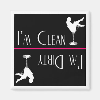 Íman Magneta de máquina de lavar louça—Garota suja