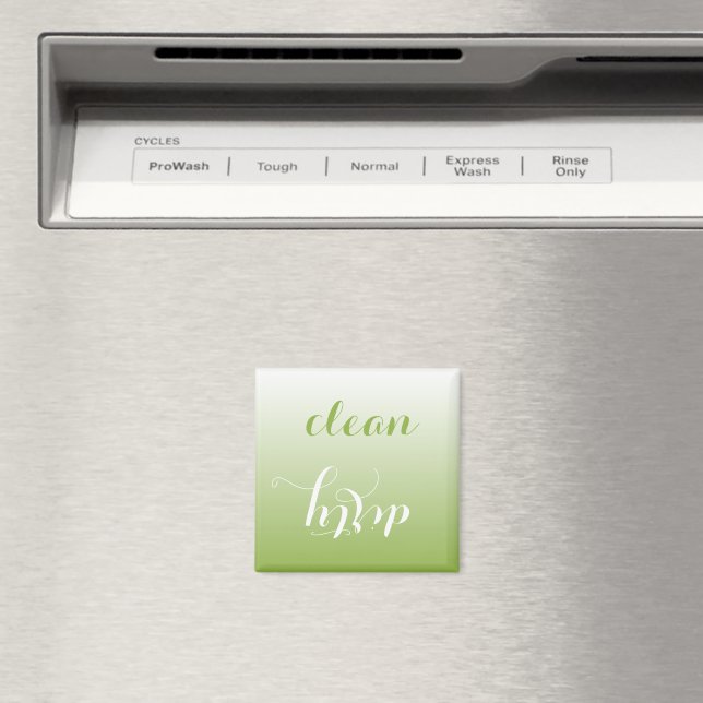 Íman Magneta de máquina de lavar louça limpa ou suja (In Situ (Dishwasher))