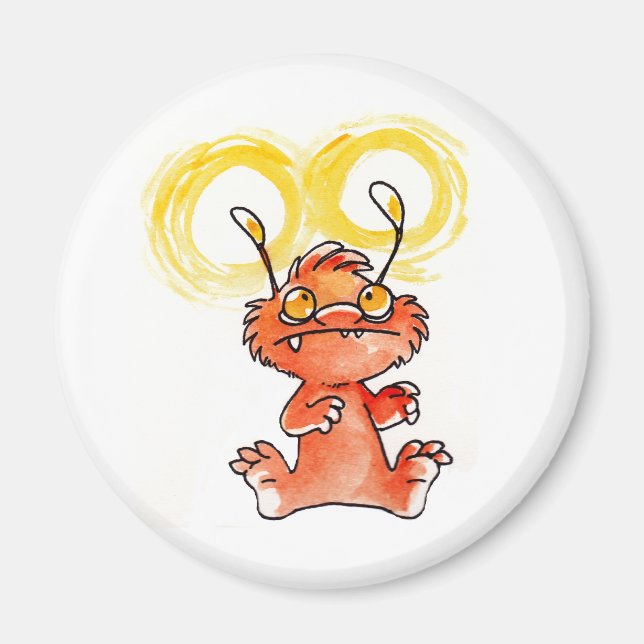 Íman Magneta de monstro brilhante (Frente)