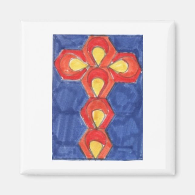 Íman Magneta de Motif Square (Frente)