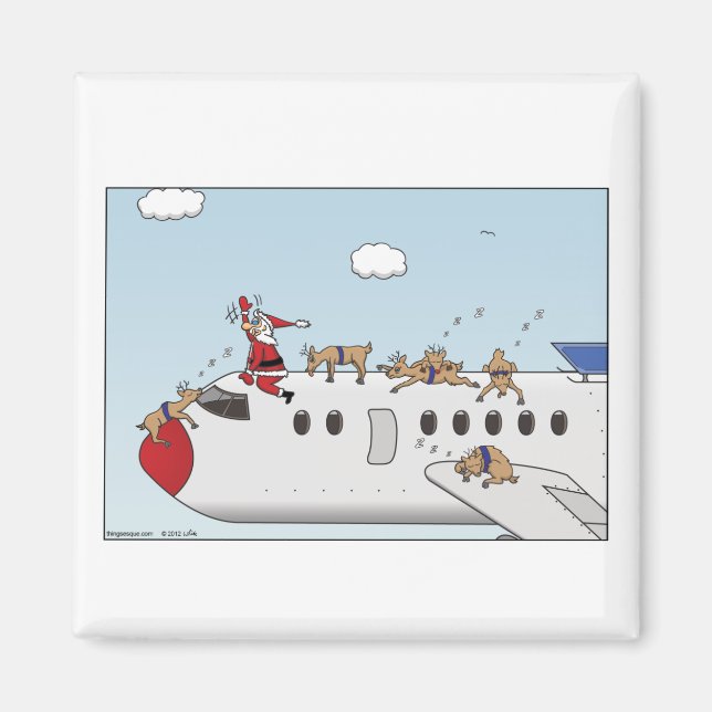 Íman Magneta de Natal Autopiloto (Frente)