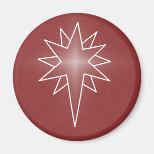 Íman Magneta de Natal da Estrela norte, Vermelho