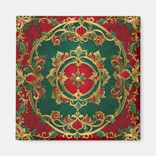 Íman Magneta de Natal decorativa Red Green