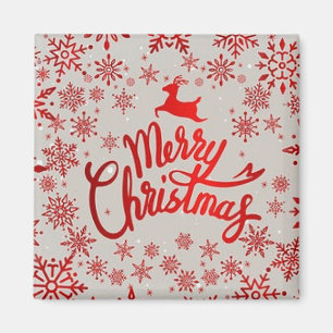 Íman Magneta de Natal Red Holiday