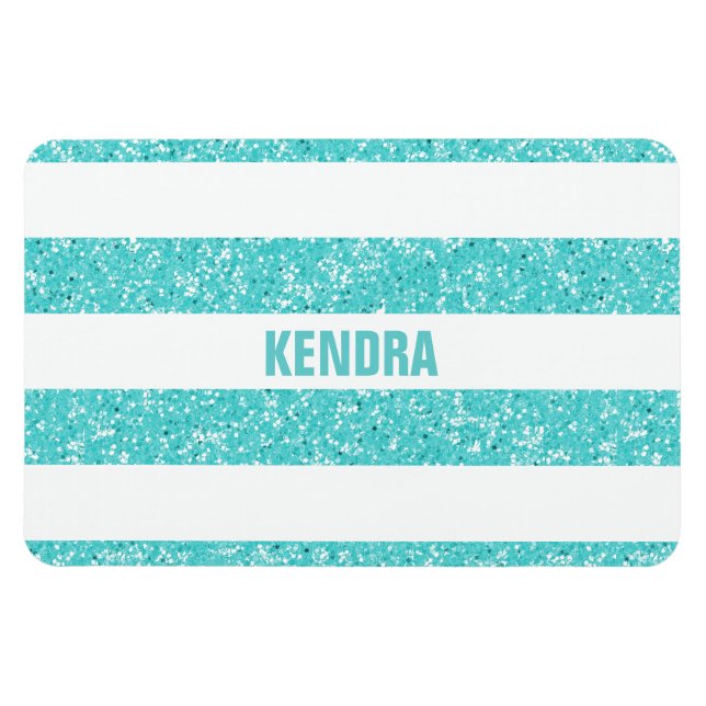 Íman Magneta de Olhar com Glitter Espalhado Premium (Horizontal)