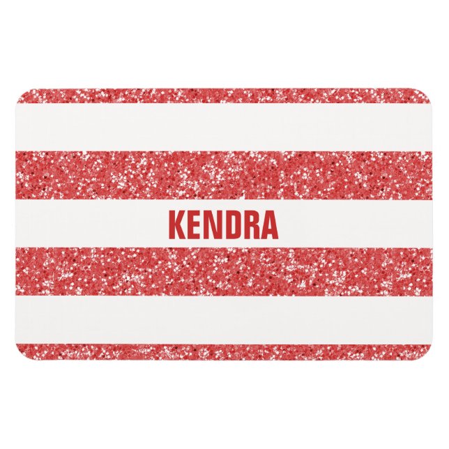 Íman Magneta de Olhar com Glitter Espalhado Premium (Horizontal)