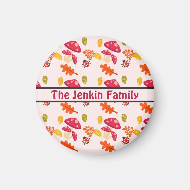 Íman Magneta de outono personalizada (Frente)