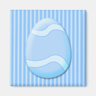 Íman Magneta de Ovo de Páscoa (Azul)