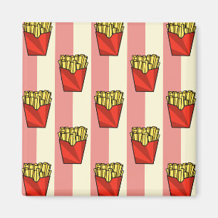 Íman Magneta de padrão de batatas fritas