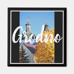 Íman Magneta de Paisagem da Arquitetura de Grodno da Bi