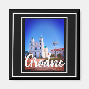 Íman Magneta de Paisagem da Arquitetura de Grodno da Bi