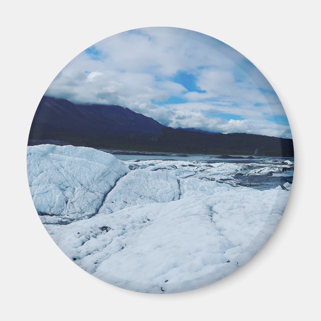 Íman Magneta de paisagem de geleira robusta (Frente)