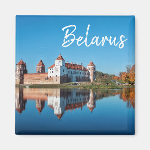 Íman Magneta de Paisagem do Castelo de Belarus Mir