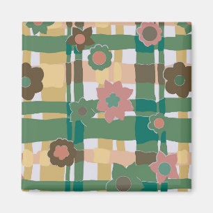 Íman Magneta de papel de parede dos anos 60