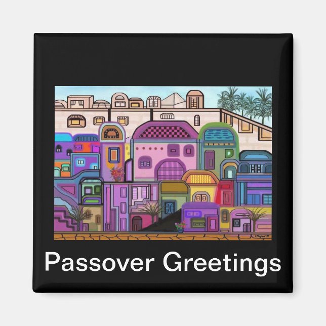 Íman Magneta de Passagem de Jerusalém (Frente)