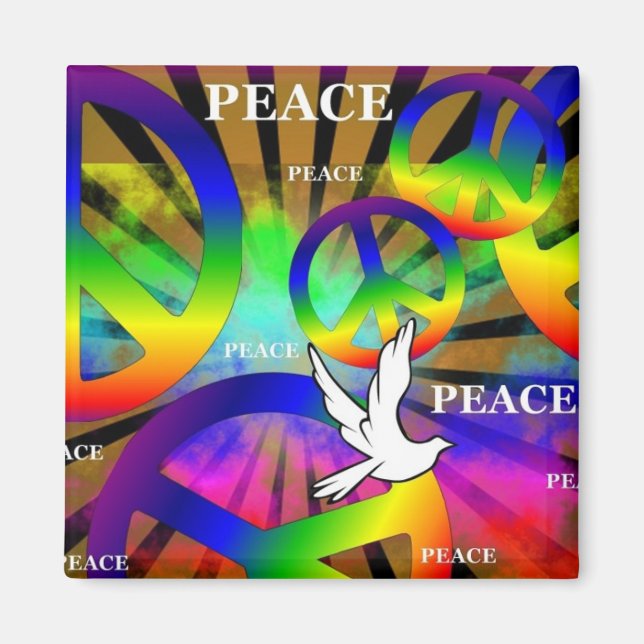 Íman Magneta de paz (Frente)