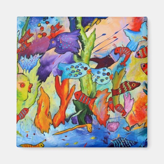 Íman Magneta de peixe (Frente)