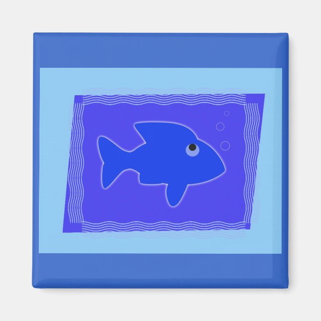 Íman Magneta de peixe (Frente)