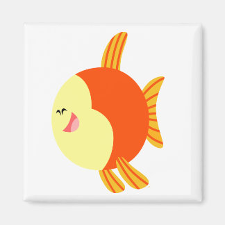 Íman Magneta de Peixe de Cartoon de Corte