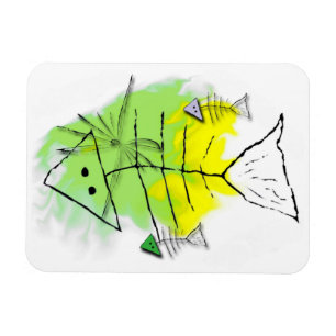 Íman Magneta de Peixe Primitivo