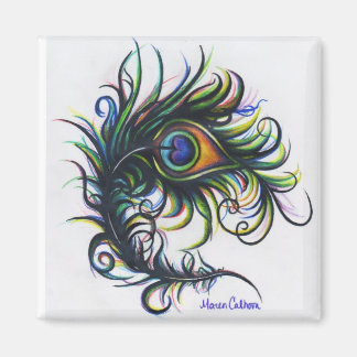 Íman Magneta de pena de peacock