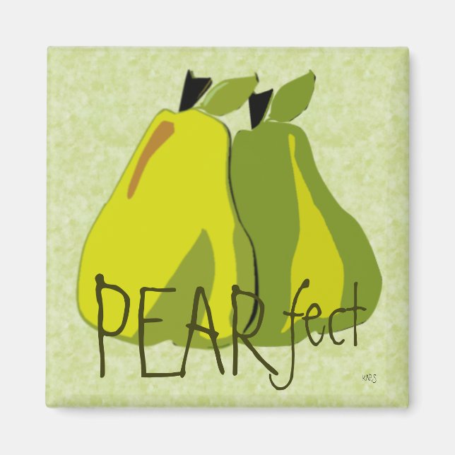 Íman Magneta de Peras PEARfect (Frente)