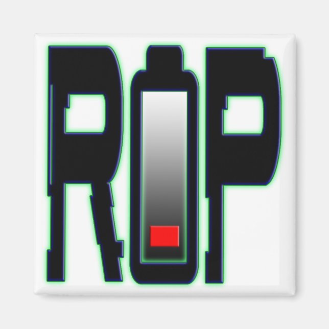 Íman Magneta de pilha RIP (Frente)