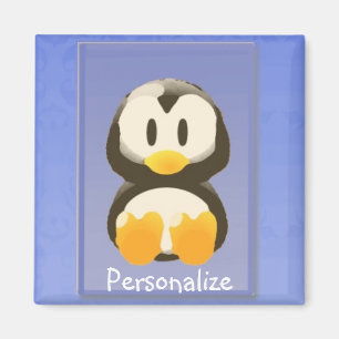 Íman Magneta de pinguim azul