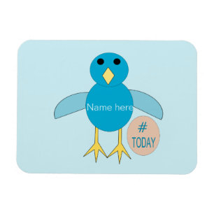 Íman Magneta de Pintinho Blue Birthday