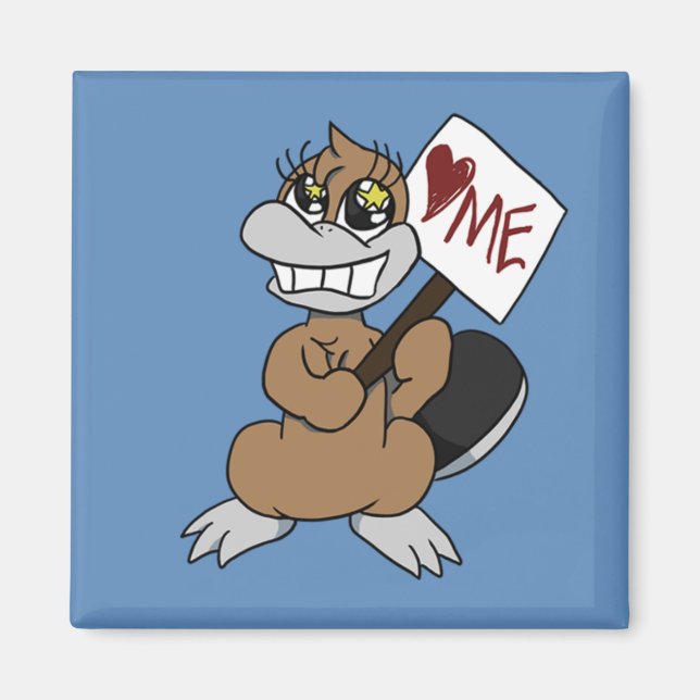 Íman Magneta de Platypi Heart-Me (Frente)