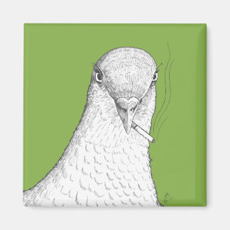 Íman Magneta De Pombo Fumante | Bizarro, Quirky e Diver