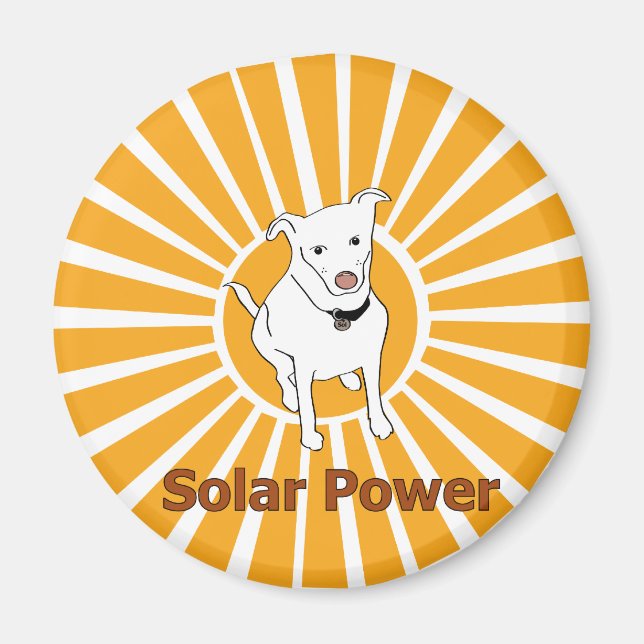 Íman Magneta de potência solar (Frente)