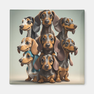 Íman Magneta de presente do mouse do cachorro do Wiener
