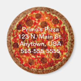Íman Magneta de Promocional Pizzeria Personalizada