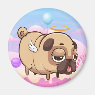 Íman Magneta de Pug Cuja Gama