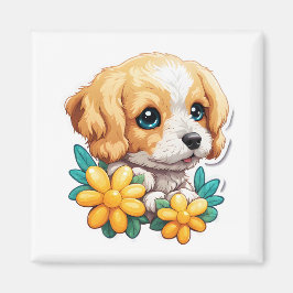 Íman Magneta de puppy cúbica