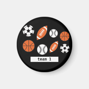Íman Magneta de quatro esportes engraçados