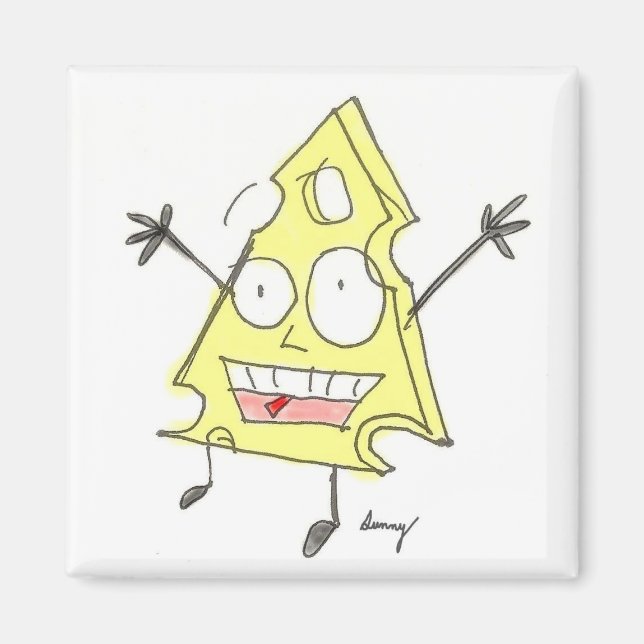 Íman Magneta de queijo (Frente)