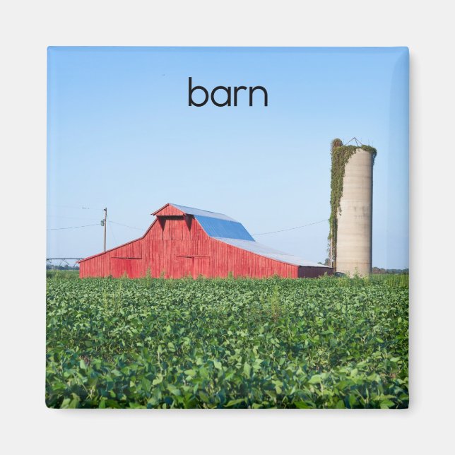 Íman Magneta de Refrigerador de Barn (Frente)