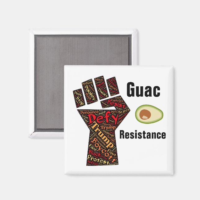 Íman Magneta de resistência guac (Front/Back)